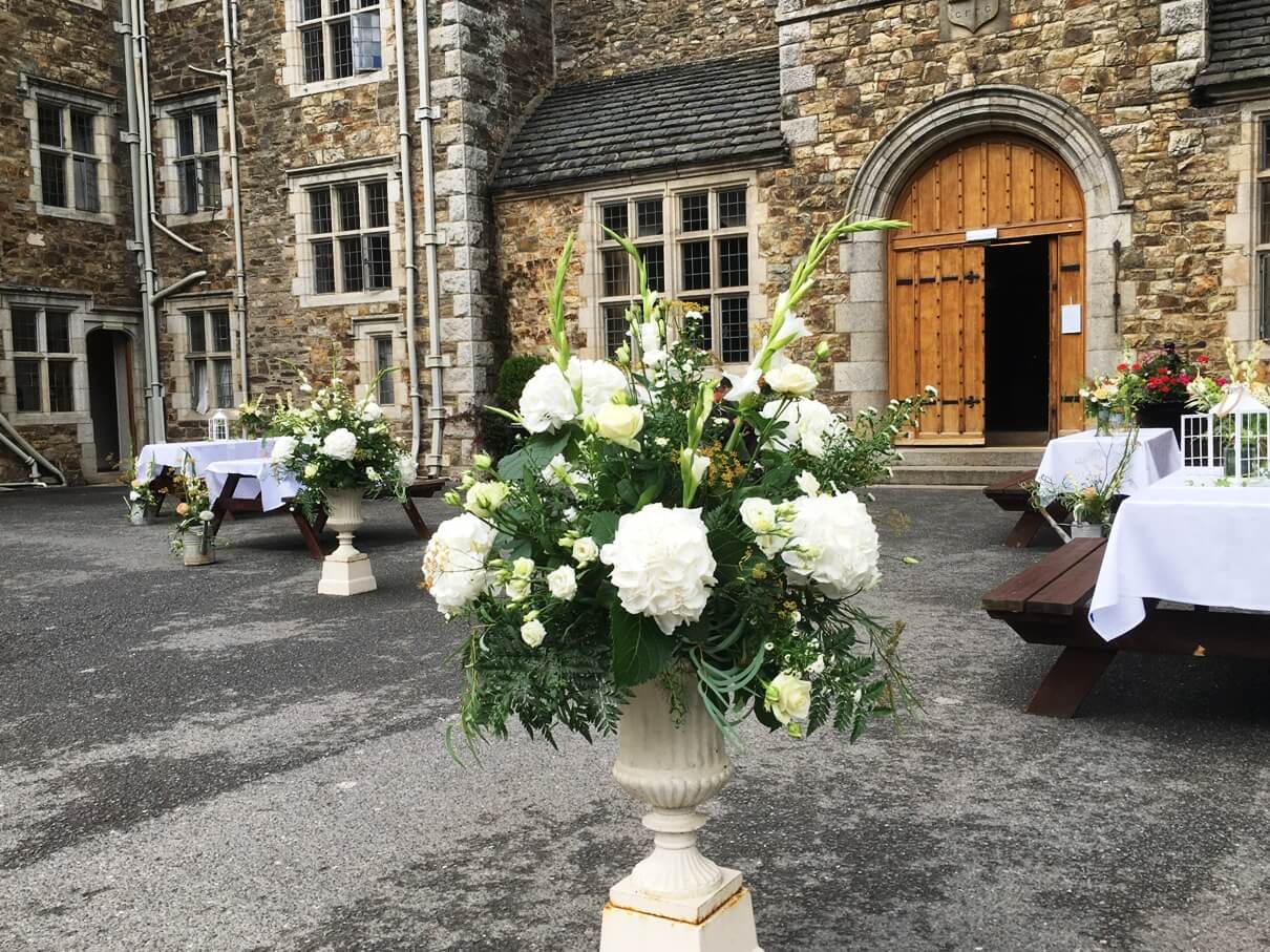 Vintage Party Flowers at Waterford Castle