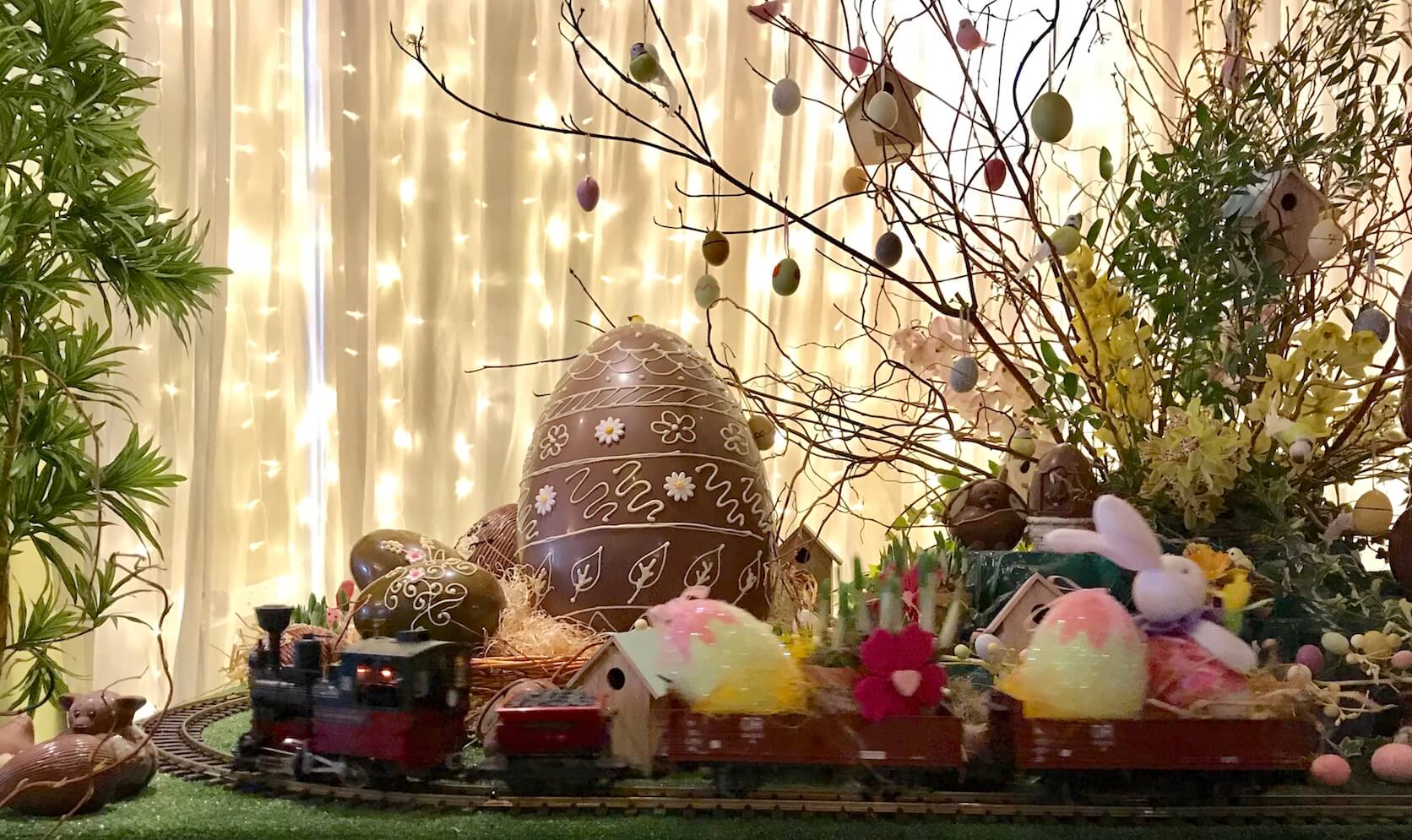 Easter Egg Display at the Newpark Hotel in Kilkenny
