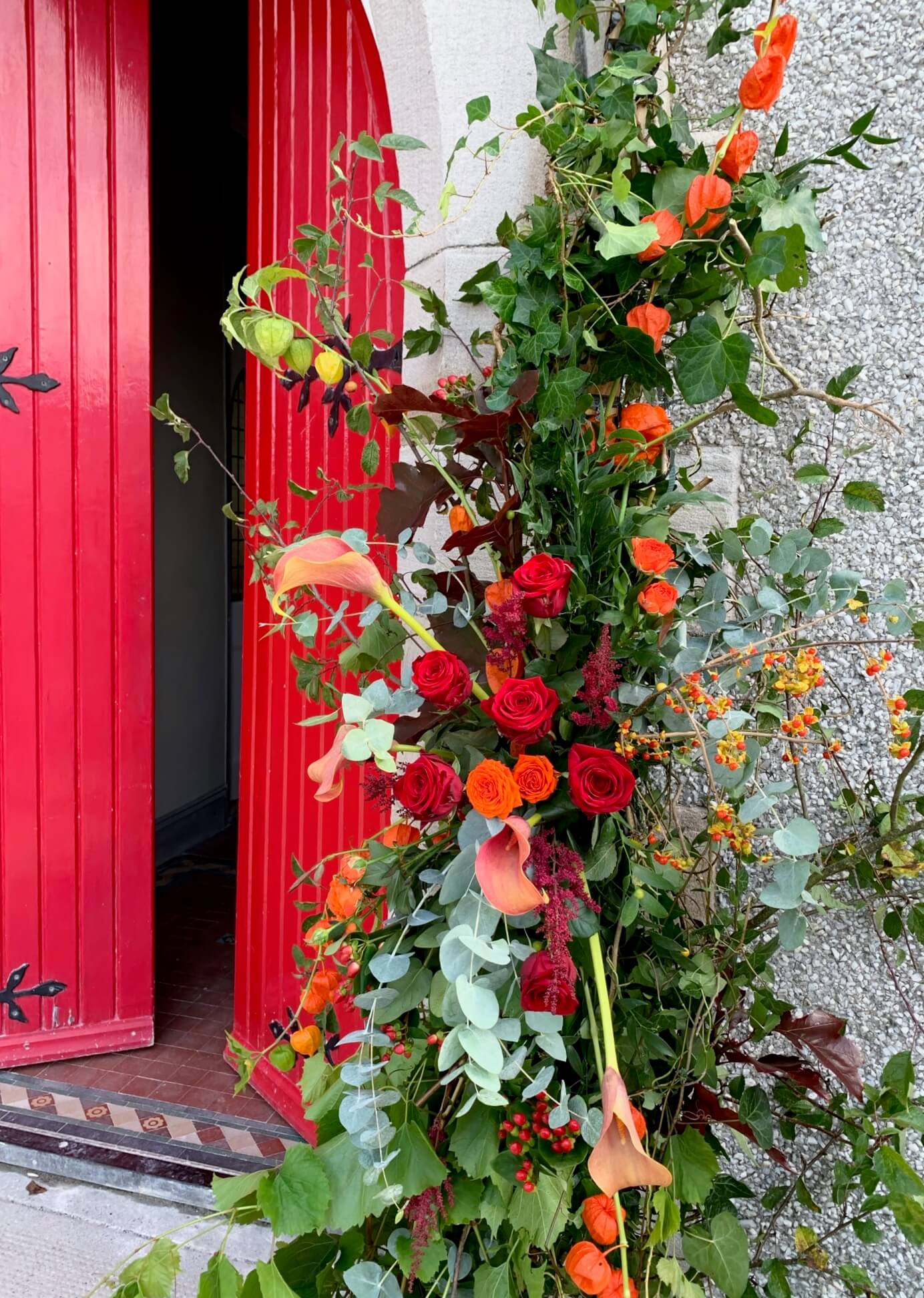 Natural Flower Wedding Arch - Floral Wedding Decor